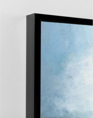 “Wytrawny Niebieski Pejzaż” – Ręcznie Malowane Obrazy do Salonu Autorskie Obrazy Malowane do Salonu
